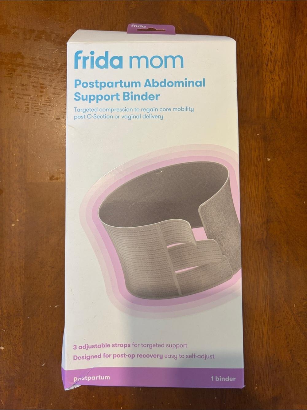 frida mom Postpartum Abdominal Support Binder in Gray